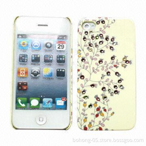 Case for iPhone 4/4S, Made of PC, Set Auger Flash Powder, Light Oil and Water